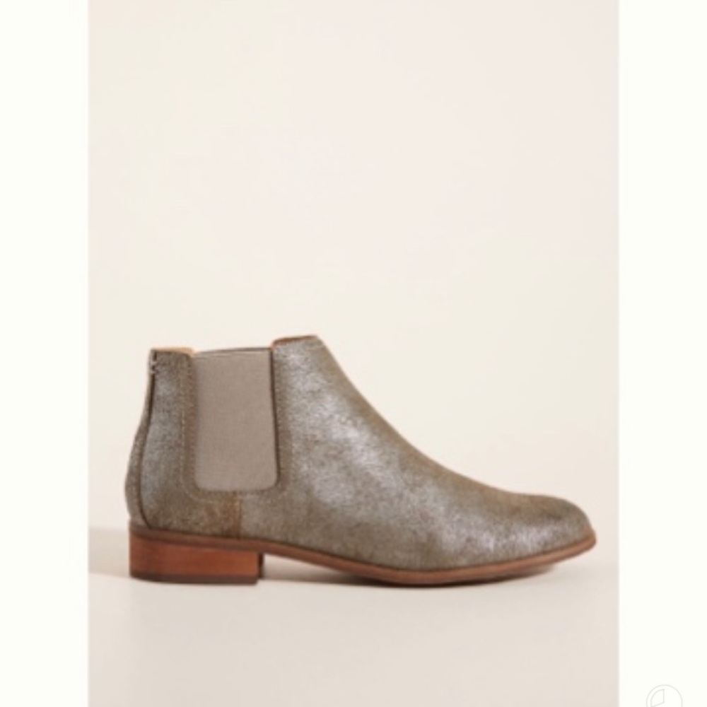 ❄️ Frye and co Mila ankle boots metallic leather TRENDING